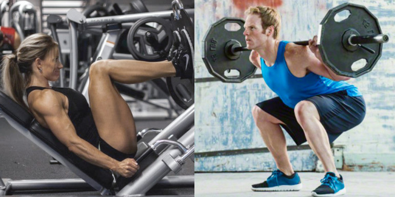 apparaten of losse gewichten het grote verschil squat leg press