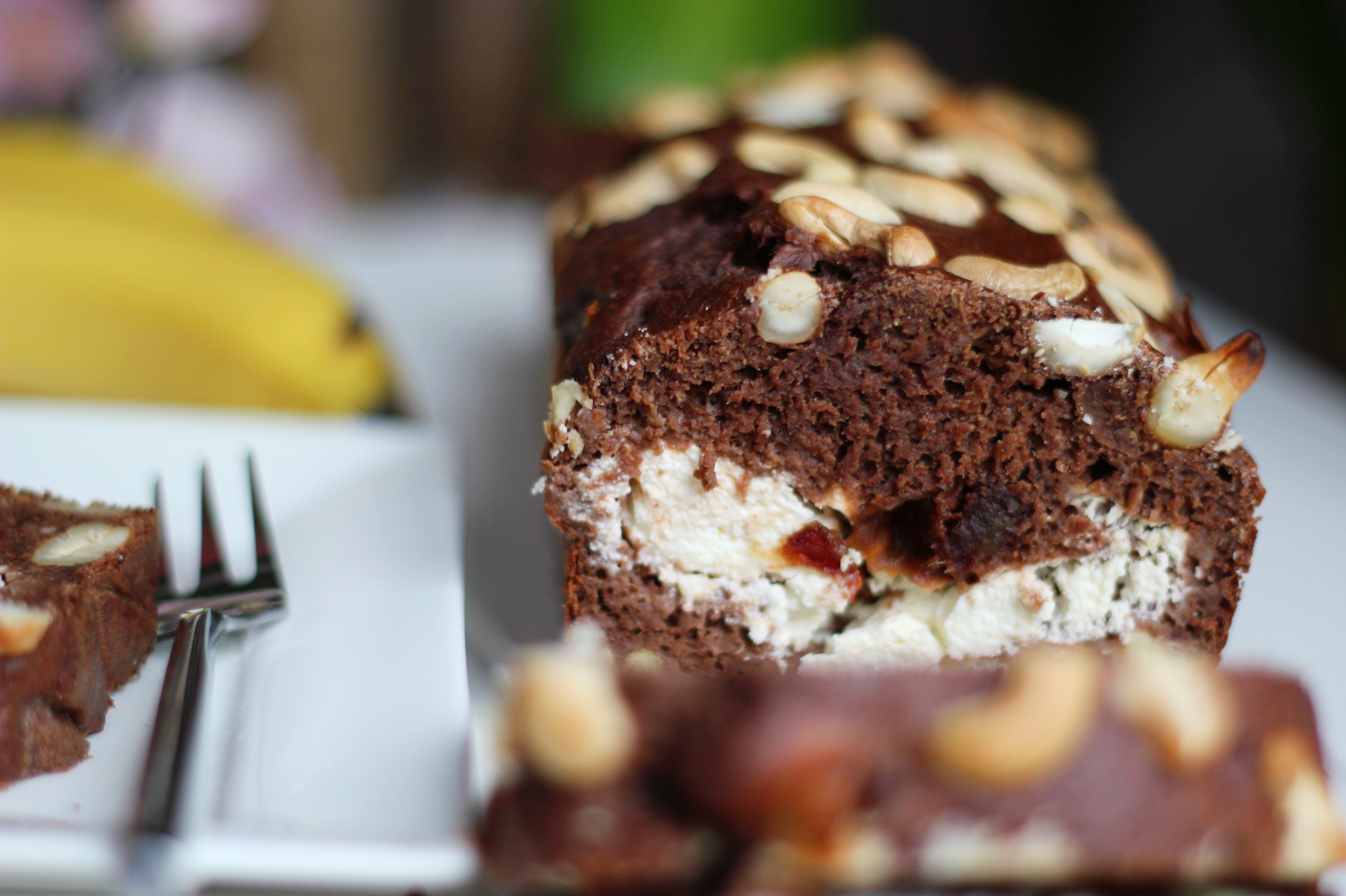 chocolade bananenbrood gezond snack recept