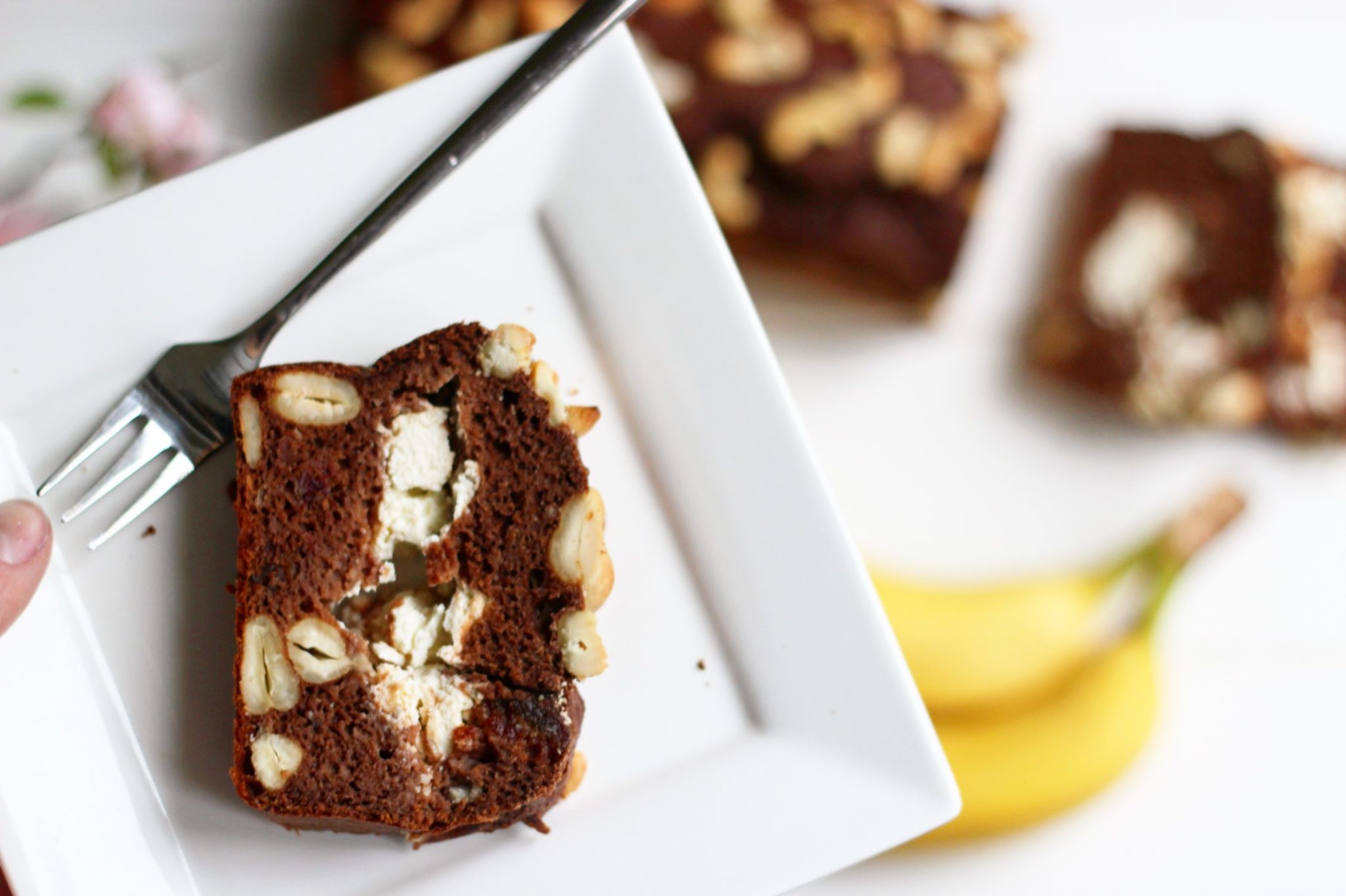chocolade bananenbrood gezond snack recept