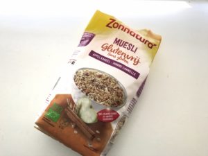 zonnatura muesli, glutenvrije muesli